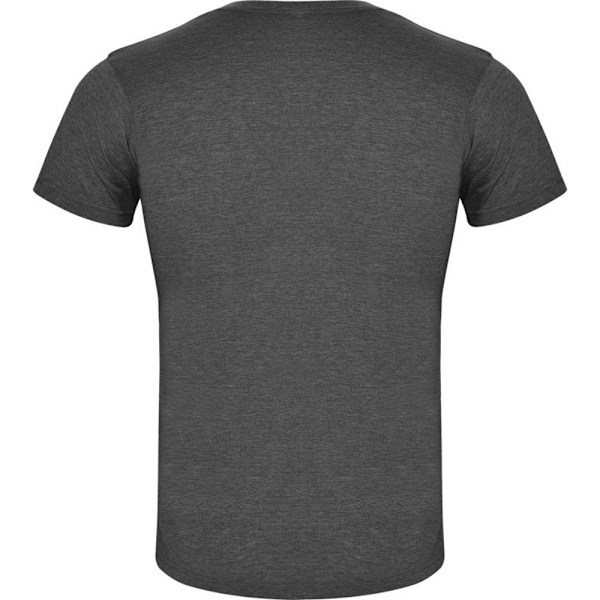Roly Herr T-shirt med korta ärmar, Fox Heather, Storlek L, Svart Heather Black Heather L
