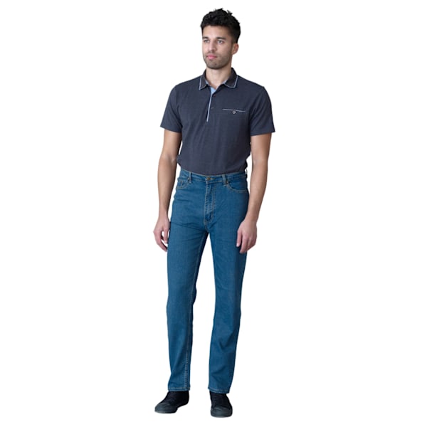 Duke Herr D555 Rockford Carlos Stretch Jeans 34R Stonewash Stonewash 34R