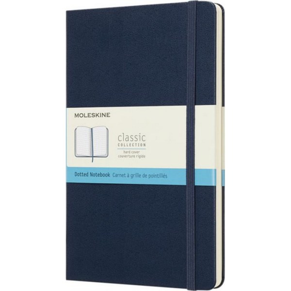 Moleskine Classic L Hårdpärm Prickad Anteckningsbok One Size Sapphir Sapphire One Size