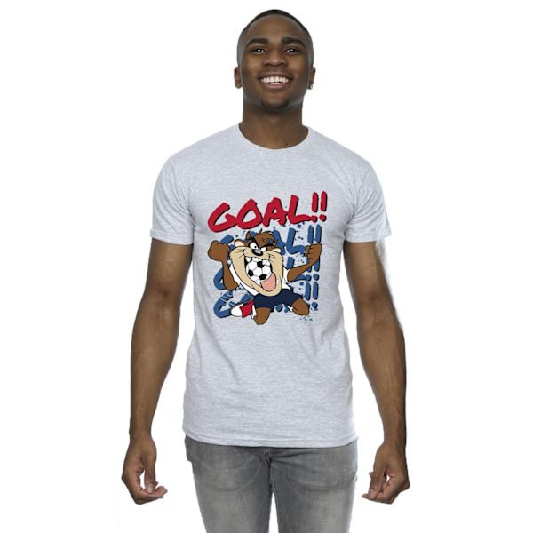Looney Tunes Taz Goal Goal Goal T-shirt XL Sports Grey för män Sports Grey XL