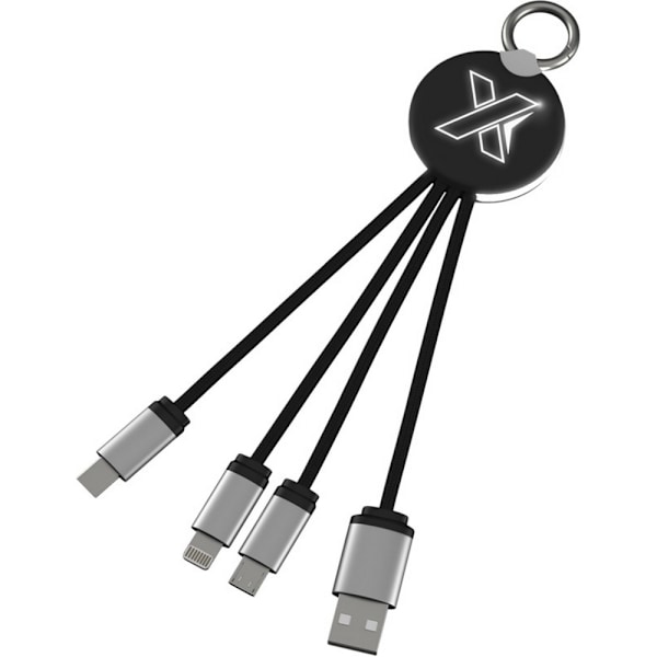 SCX Design C16 USB-laddare One Size Vit/Solid Svart White/Solid Black One Size