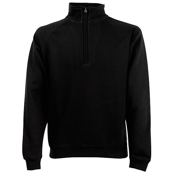 Fruit Of The Loom Premium 70/30 Dragkedja Sweatshirt L Svart Black L