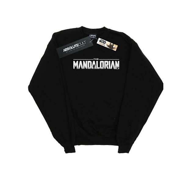 Star Wars Herr The Mandalorian Logotyp Sweatshirt XXL Svart Black XXL