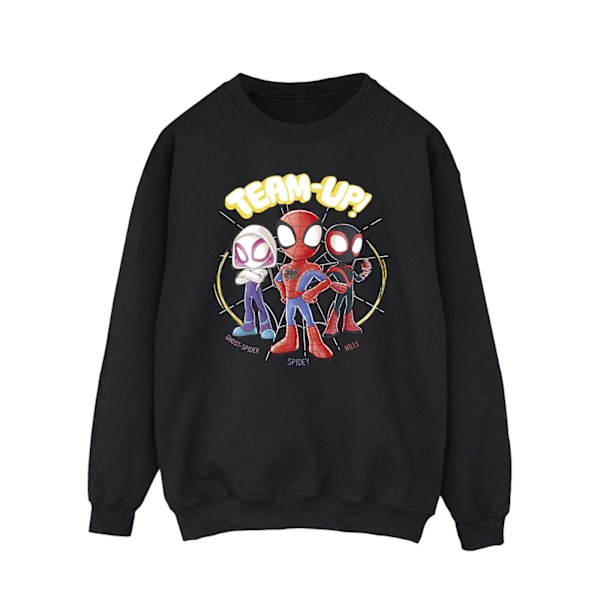 Marvel Herr Spidey And His Amazing Friends Sketch Sweatshirt 4X Black 4XL