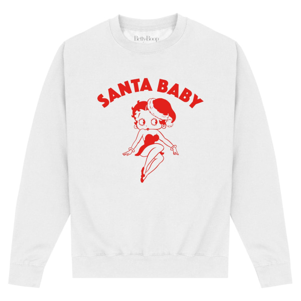 Betty Boop Unisex Adult Outline Sweatshirt 3XL Vit White 3XL