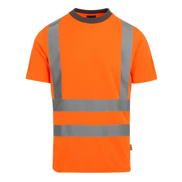 Regatta Professional Hi-Vis Säkerhets T-shirt för Herrar Storlek L Orange Orange L