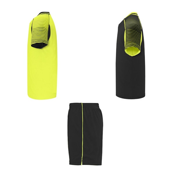 Roly Barn/Barn Juve Sportset 8 År Fluorgul/Solid Fluro Yellow/Solid Black 8 Years