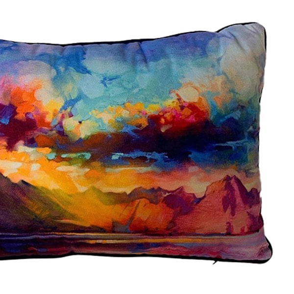 Scott Naismith Cuillins Ridge Fylld Kudde 33cm x 53cm Flerfärgad Multicoloured 33cm x 53cm
