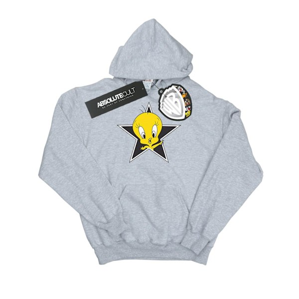 Looney Tunes Boys Tweety Pie Star Hoodie 9-11 år Sports Grey Sports Grey 9-11 Years