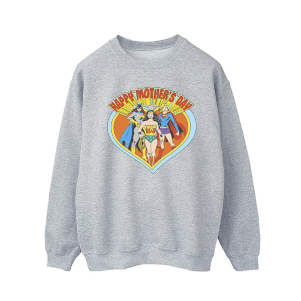DC Comics Herr Wonder Woman Mors Dag Sweatshirt S Sports Grå Sports Grey S