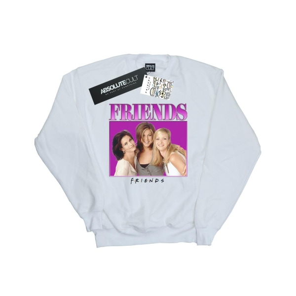 Friends Mens Monica Rachel Phoebe Homage Sweatshirt XL Vit White XL