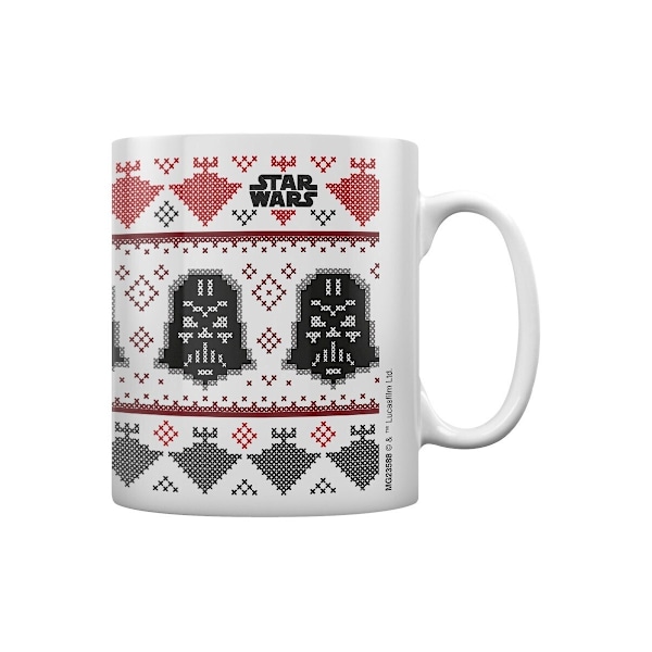 Star Wars Darth Vader Julmugg En Storlek Vit/Svart/Röd White/Black/Red One Size