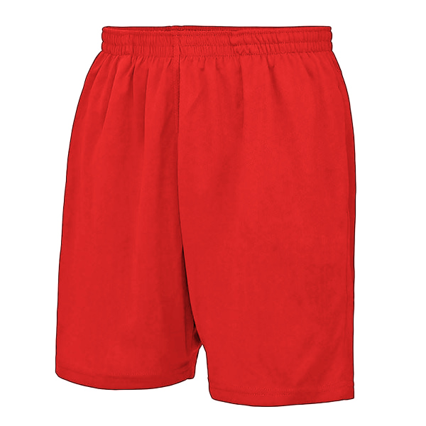 AWDis Just Cool Barn/Barn Sport Shorts 12-13 år Fire Re Fire Red 12-13 Years