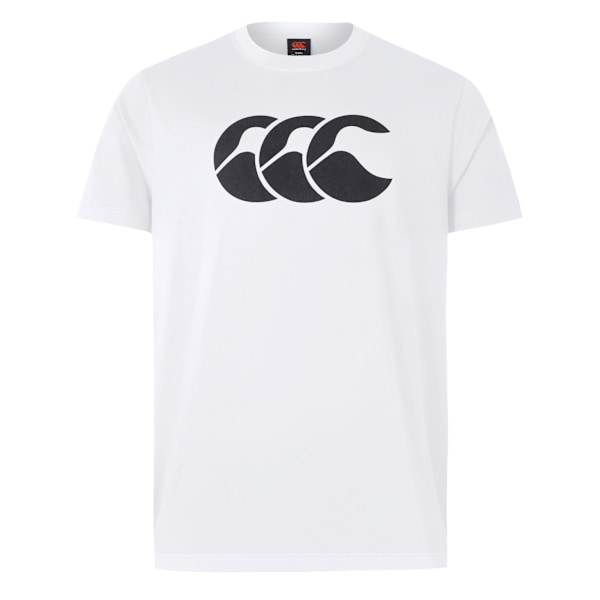 Canterbury Herr Logo T-shirt XXL Vit/Svart White/Black XXL