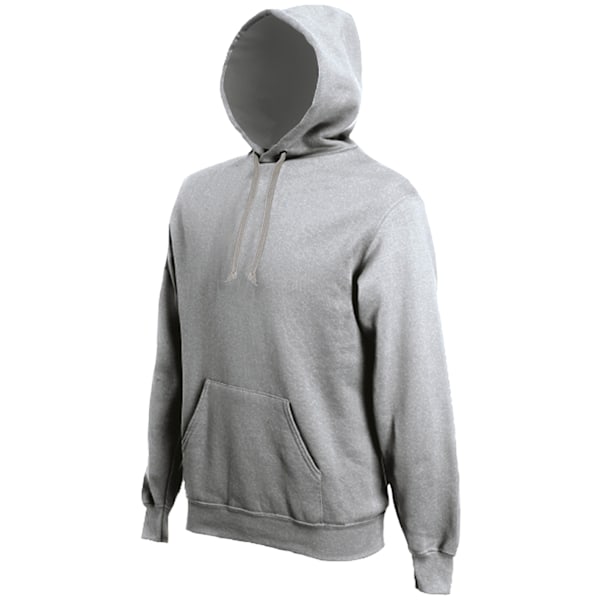 Kariban Herr Heavy Contrast Hooded Sweatshirt / Hoodie XL Oxfor Oxford Grey XL