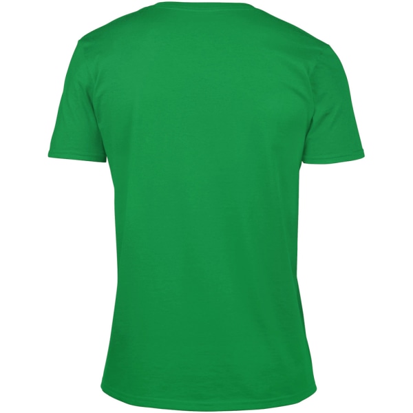 Gildan Mens mjuk stil V-ringad kortärmad T-shirt S Irish Gree Irish Green S