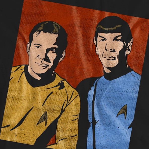 Star Trek Unisex Vuxen Friends T-Shirt S Svart Black S