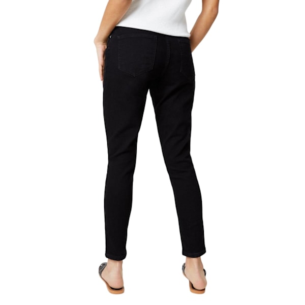 Dorothy Perkins Dam/Kvinnor Stretch Petite Skinny Jeans 6 UK Black 6 UK R