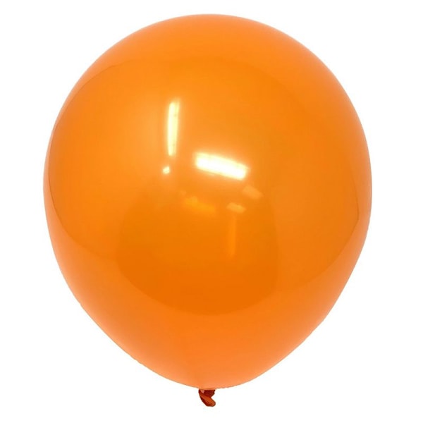 Globos Latex enfärgade ballonger (100-pack) En storlek orange Orange One Size