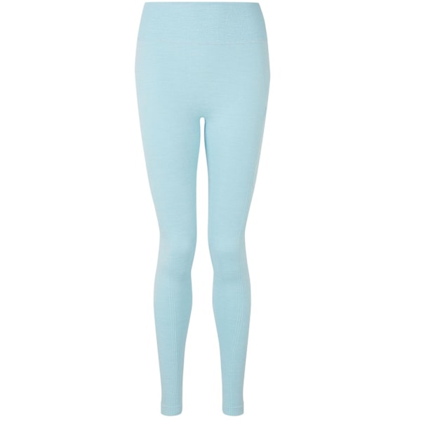 TriDri Dam/Dam Melange Skulpterade Sömlösa 3D Leggings M Sky Blue Sky Blue M