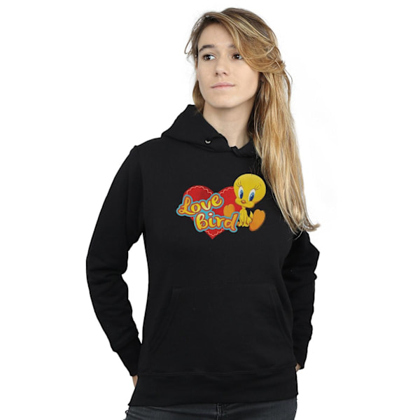 Looney Tunes Dam/Damer Tweety Pie Alla Hjärtans Dag Kärleksfågel Black XXL