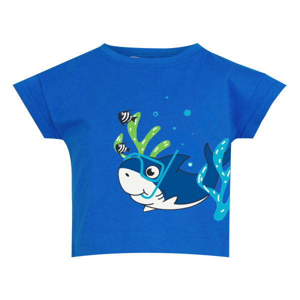 Regatta Childrens/Kids Bubbles The Shark T-Shirt 3-4 Years Hawa Hawaiian Blue 3-4 Years