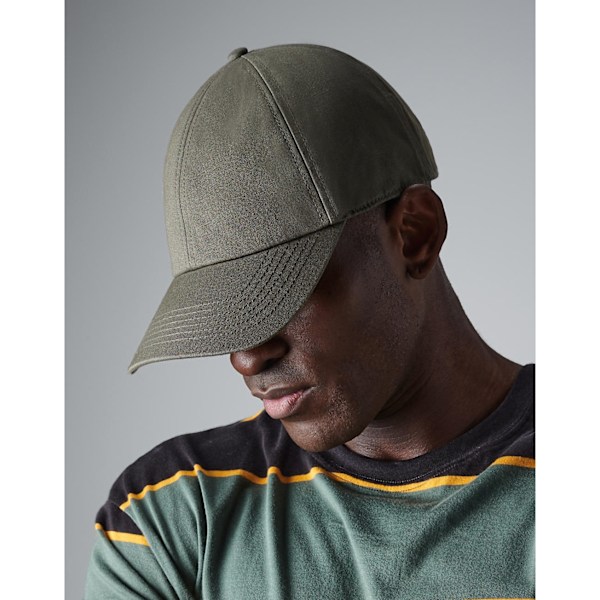 Beechfield ekologisk bomull 6-panel keps One Size Olive Green Olive Green One Size