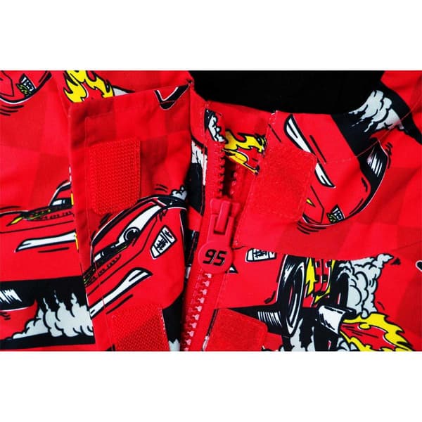 Bilar Barn/Kids Blixten McQueen Lättviktsjacka med huva Red 3-4 Years