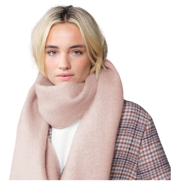 Beechfield Fluffy Scarf One Size Blush Pink Blush Pink One Size