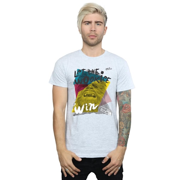 Star Wars Mens Let The Wookiee Win T-Shirt S Sports Grey Sports Grey S