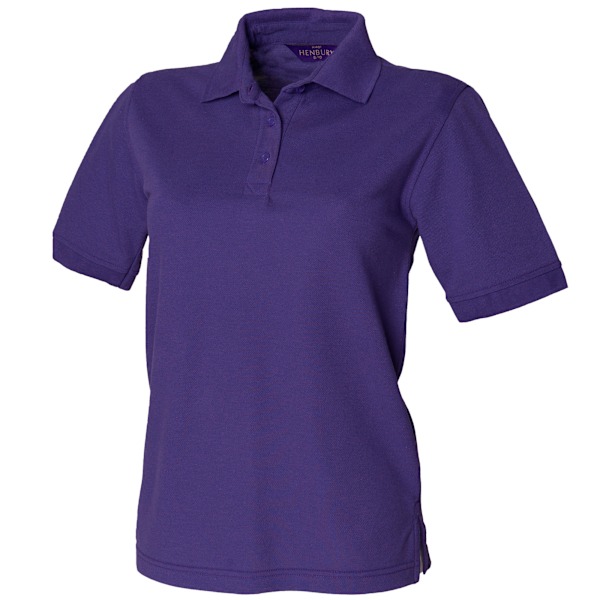 Henbury Dam/Kvinnor 65/35 Poloskjorta 3XL Lila Purple 3XL