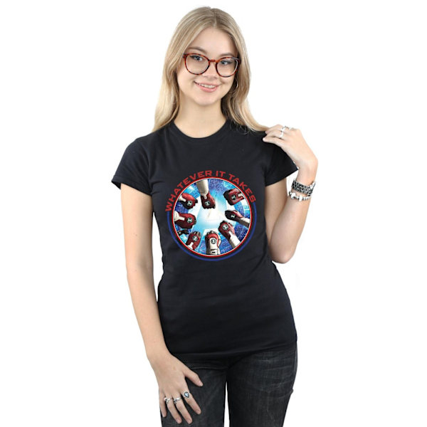 Marvel Womens/Ladies Avengers Endgame Whatever It Takes Fists C Black XL