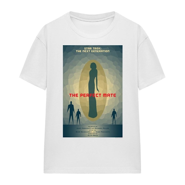 Star Trek Unisex Vuxen The Next Generation Säsong 5 Avsnitt 21 White L