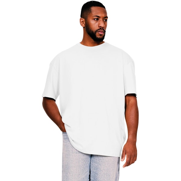 Casual Classics Herr Core Ringspun Bomull Tall Oversized T-Shir White L