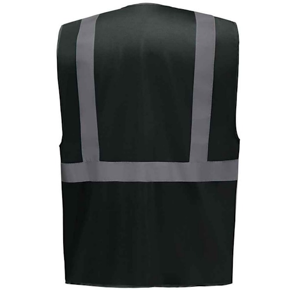 Yoko Unisex Adult Executive Hi-Vis Väst 3XL Svart Black 3XL