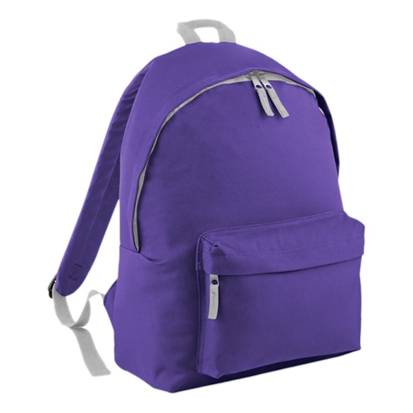 Bagbase Junior Fashion Ryggsäck (14 liter) En Storlek Purple/Light Grey One Size