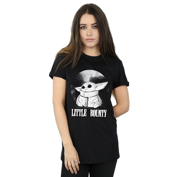 Star Wars Dam/Damer The Mandalorian Little Bounty Bomull Boyfriend T-Shirt M Svart Black M