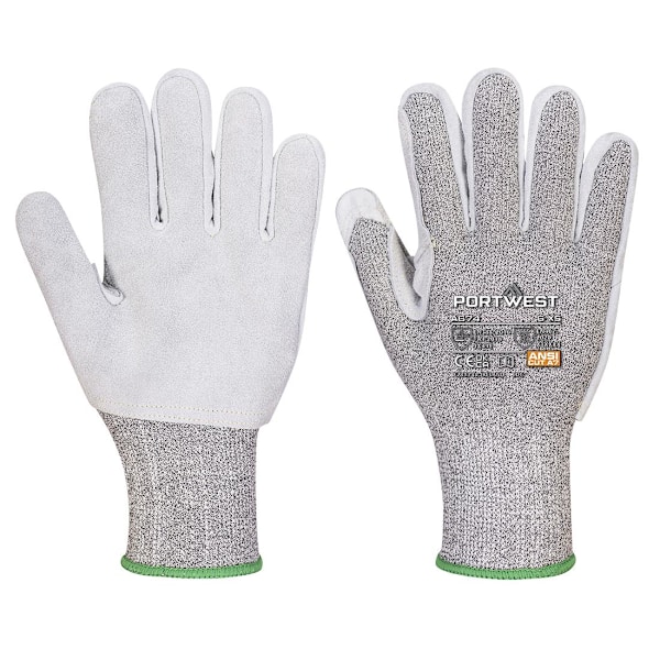 Portwest Unisex Adult A674 CS F13 Läder Skärbeständiga Handskar Black M