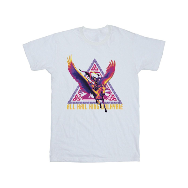 Marvel Herr Thor Love And Thunder All Hail Valkyrie T-Shirt 4XL White 4XL