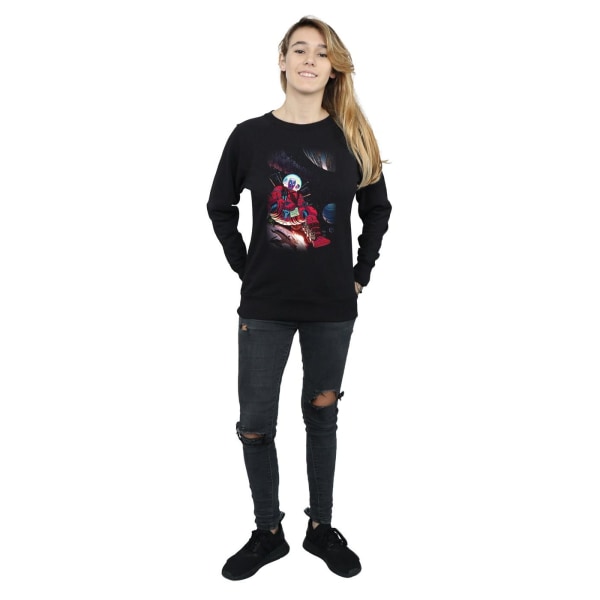 Marvel Dam/Ladies Deadpool Astronaut Sweatshirt S Svart Black S