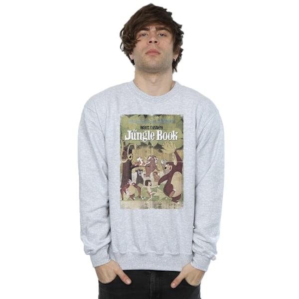 Djungelboken Herr Poster Sweatshirt L Sports Grey Sports Grey L