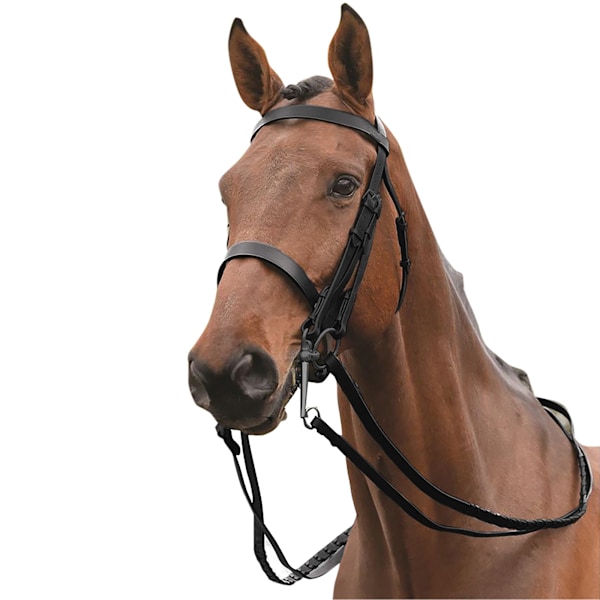 Kincade Läder Show Weymouth Bridle II Ponny Svart Black Pony