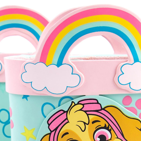 Paw Patrol Barn/Barn Skye & Everest Gummistövlar 8 UK Pink/Blue 8 UK Child
