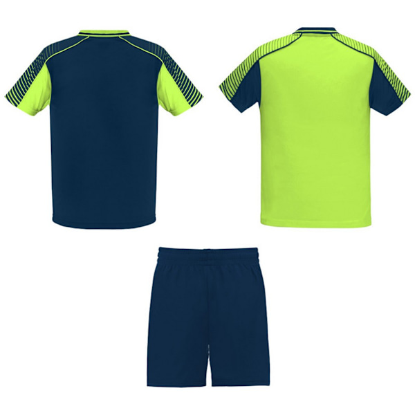 Roly Unisex Vuxen Juve Sport Sportset M Marinblå/Fluorescerande Grön Navy Blue/Fluro Green M