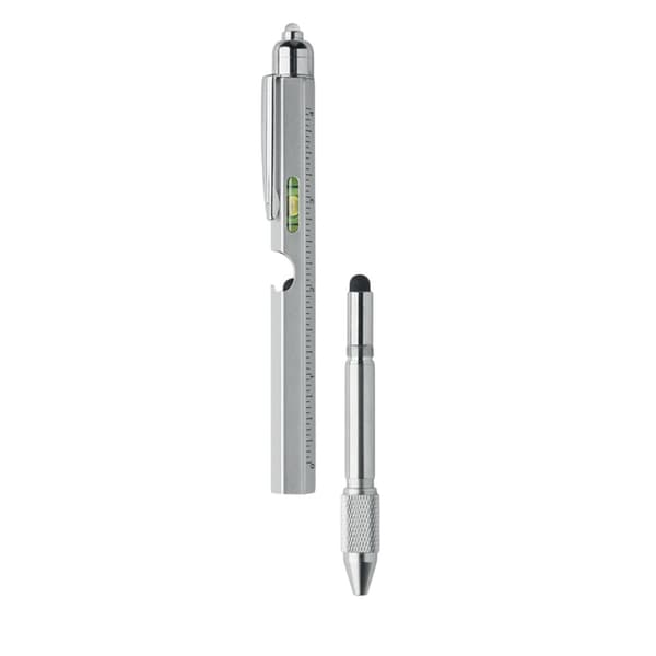 MidOcean Retool Vattenpass Penna (Batterier Ingår) One Size Matt Silver One Size