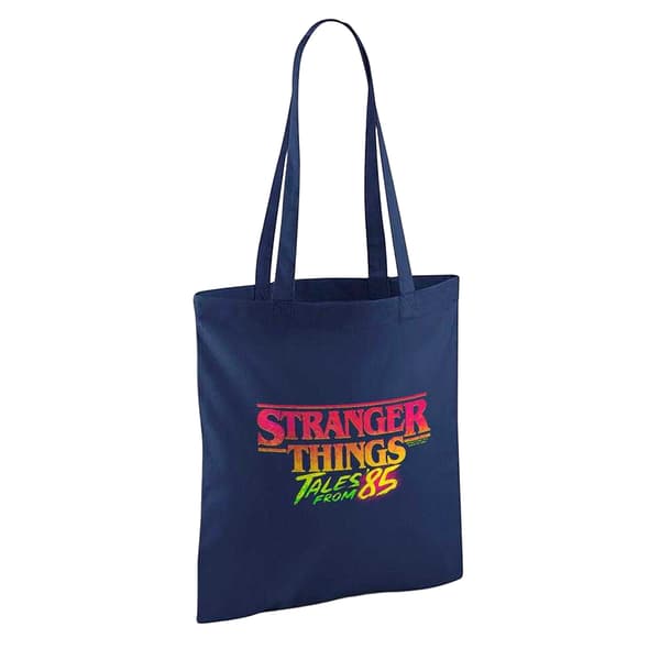 Stranger Things: Tales from '85 Logotyp tygkasse One Size Marinblå Navy One Size