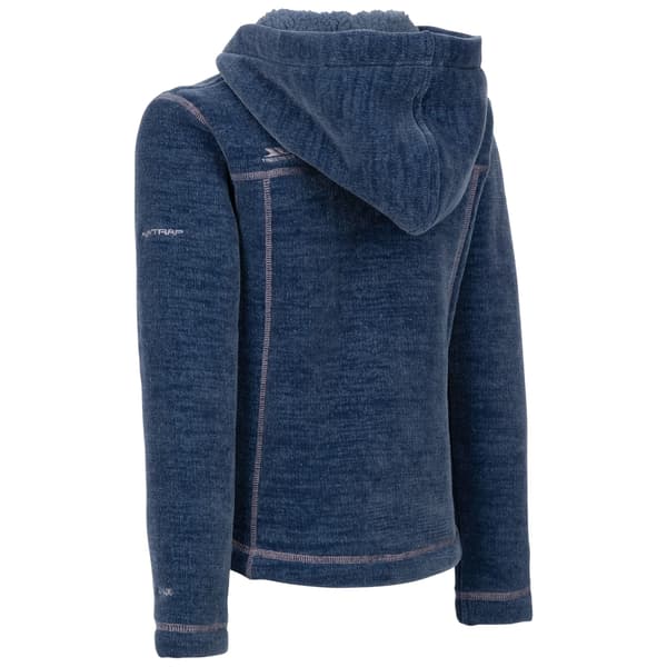 Trespass Cossie Fleecejacka för flickor 3-4 år Denimblå Denim Blue 3-4 Years