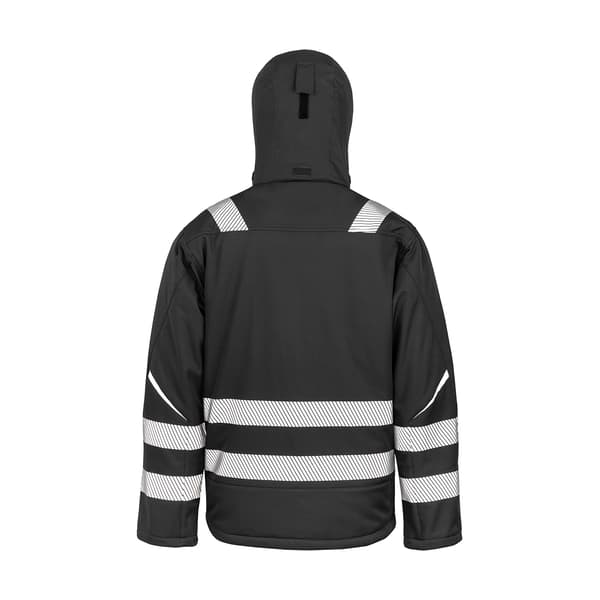 Result Unisex Vuxen Safe-Guard Dynamic Soft Shell Jacka M Svart Black M