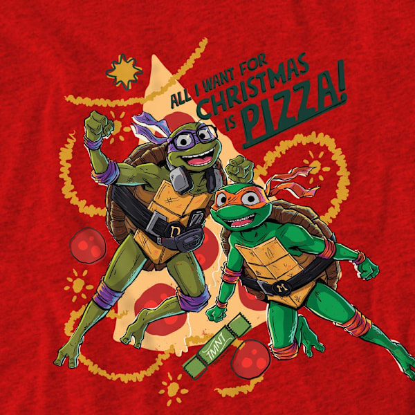 Teenage Mutant Ninja Turtles: Mutant Mayhem Unisex Vuxen Michel Red M
