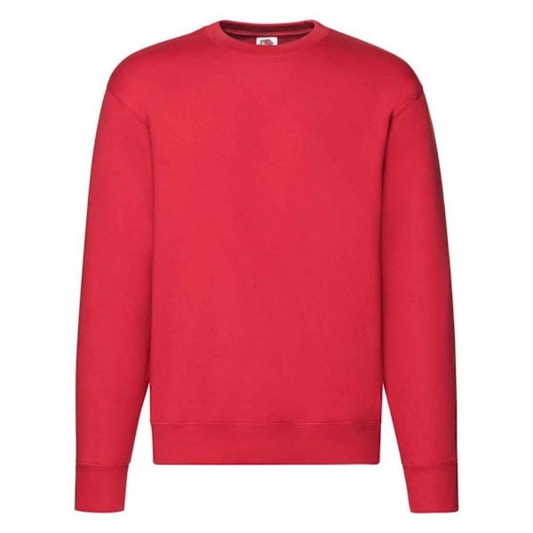 Fruit of the Loom Premium Drop Shoulder Sweatshirt M Röd Red M
